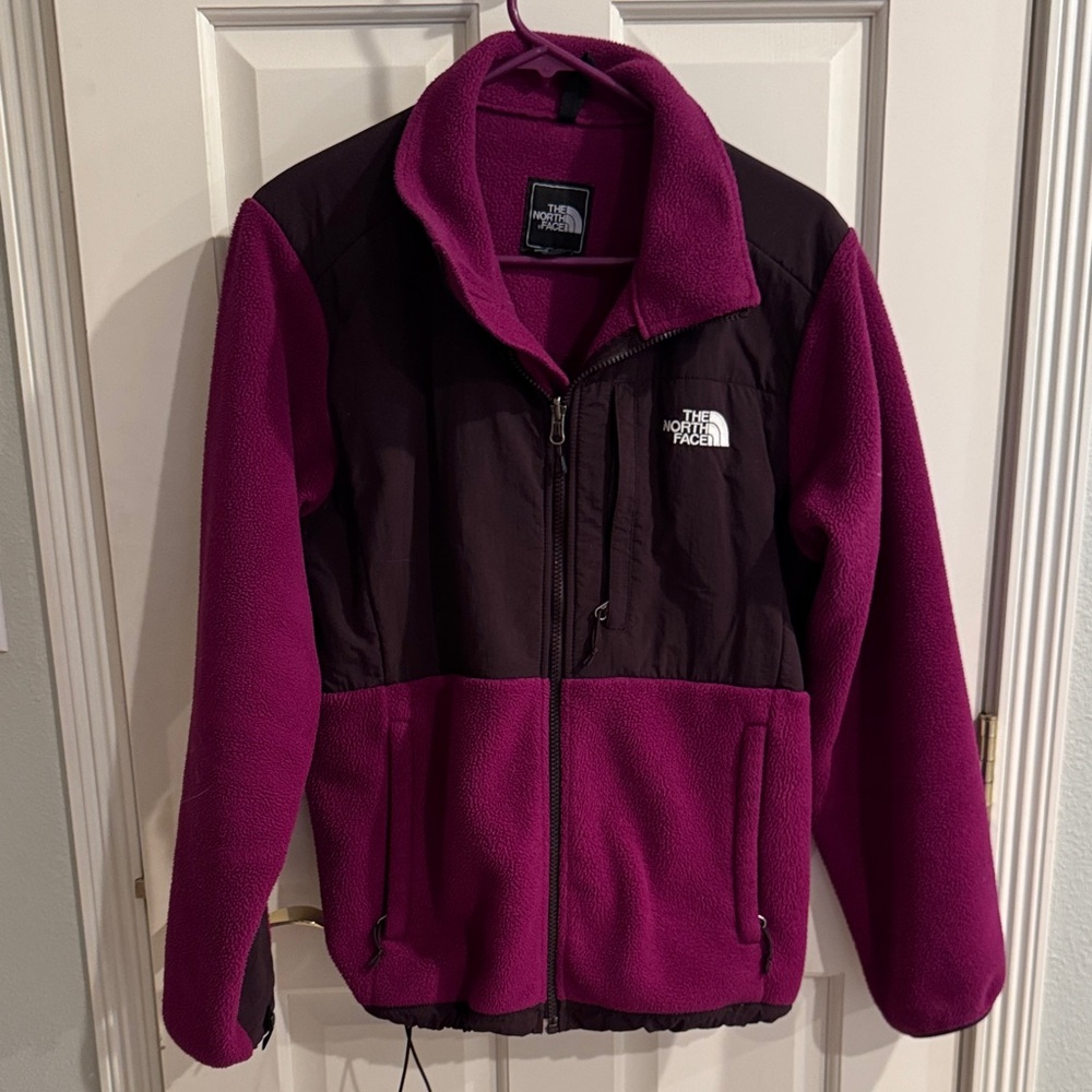 The North Face Magenta and purple Fleece Jacket